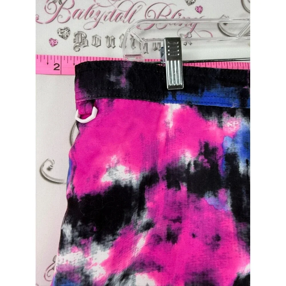 George swim board shorts tie dyed Pink Black Blue Tie-Dye Drawstring Shorts